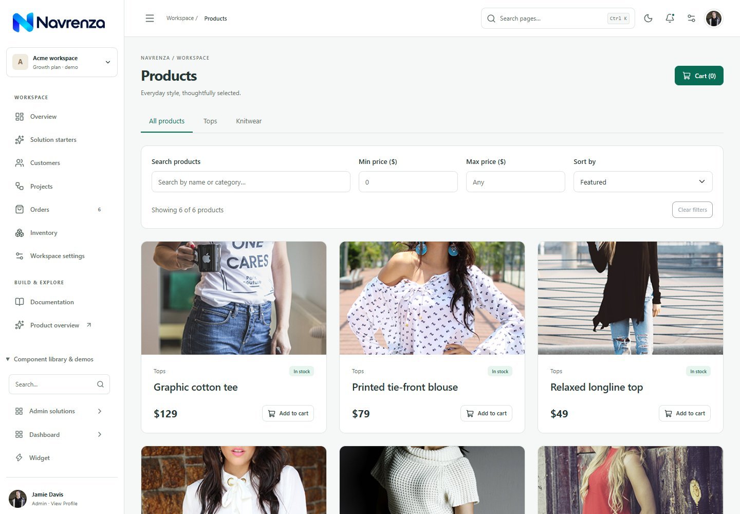 A place for every product page preview